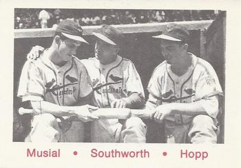 1975 TCMA 1942-1946 St. Louis Cardinals #NNO Stan Musial / Billy Southworth / Johnny Hopp Front