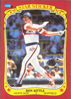 Ron Kittle autographed baseball card (Chicago White Sox) 1986 Donruss #526