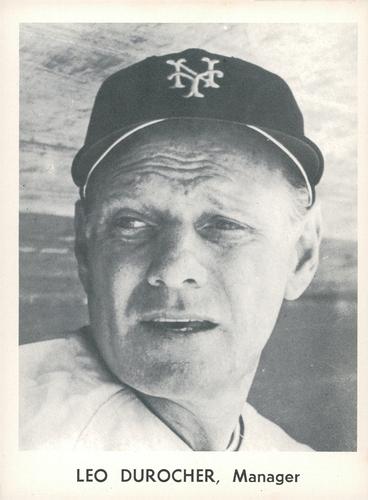 1955 Jay Publishing New York Giants #NNO Leo Durocher Front