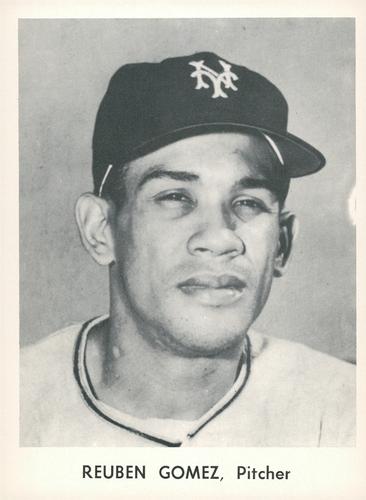 1956 Jay Publishing New York Giants Past & Present 10 #NNO Reuben Gomez Front