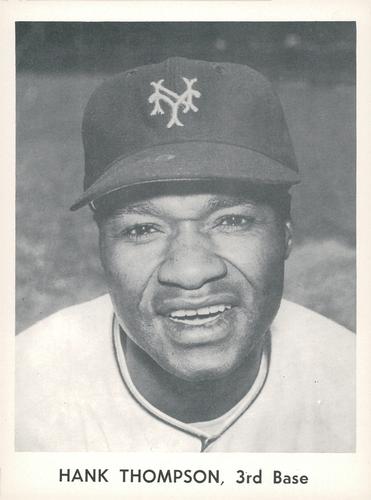 1956 Jay Publishing New York Giants Past & Present 10 #NNO Hank Thompson Front