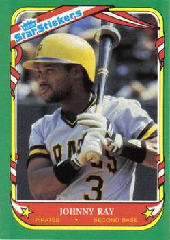 1987 Fleer Star Stickers #97 Johnny Ray Front