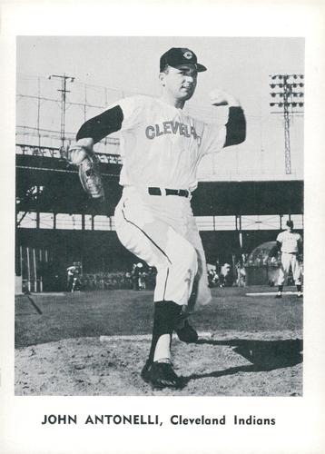 1961 Jay Publishing Cleveland Indians #NNO John Antonelli Front