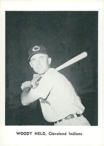 1961 Jay Publishing Cleveland Indians #NNO Woodie Held Front