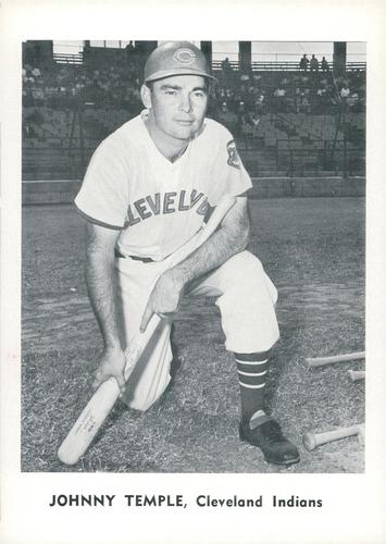 1961 Jay Publishing Cleveland Indians #NNO Johnny Temple Front