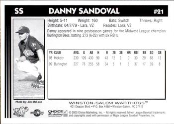 2000 Choice Winston-Salem Warthogs Update #21 Danny Sandoval Back