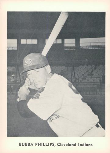 1960 Jay Publishing Cleveland Indians #NNO Bubba Phillips Front
