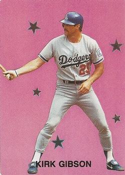 1989 Major League All-Stars Series 2 (unlicensed) #4 Kirk Gibson Front