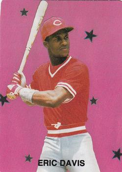 1989 Major League All-Stars Series 2 (unlicensed) #8 Eric Davis Front