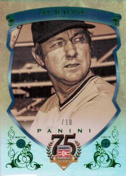 2014 Panini Hall of Fame 75th Year Anniversary - Blue Frame Green #51 Al Kaline Front