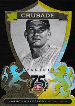 2014 Panini Hall of Fame 75th Year Anniversary - Crusades Gold Die Cut #59 Harmon Killebrew Front