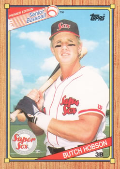 1989 Topps Senior League #49 Butch Hobson Front