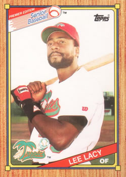 1989 Topps Senior League #72 Lee Lacy Front