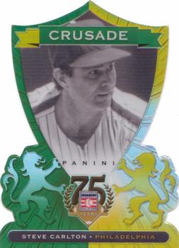 2014 Panini Hall of Fame 75th Year Anniversary - Crusades Green Die Cut #74 Steve Carlton Front