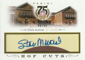 2014 Panini Hall of Fame 75th Year Anniversary - HOF Cut Signatures #42 Stan Musial Front