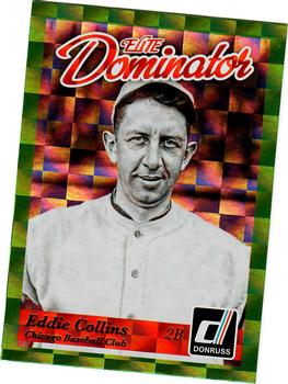 2014 Panini Hall of Fame 75th Year Anniversary - Elite Dominator #8 Eddie Collins Front