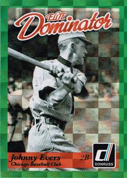 2014 Panini Hall of Fame 75th Year Anniversary - Elite Dominator #19 Johnny Evers Front
