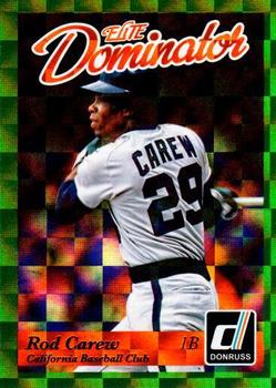 2014 Panini Hall of Fame 75th Year Anniversary - Elite Dominator #30 Rod Carew Front