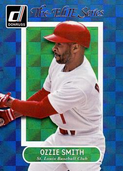 2014 Panini Hall of Fame 75th Year Anniversary - Elite Series #6 Ozzie Smith Front