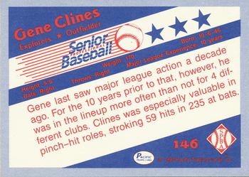 1990 Pacific Senior League #146 Gene Clines Back