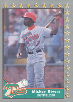 1990 Pacific Senior League #163 Mickey Rivers Front