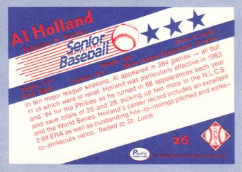 1990 Pacific Senior League #26 Al Holland Back