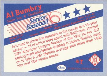 1990 Pacific Senior League #47 Al Bumbry Back
