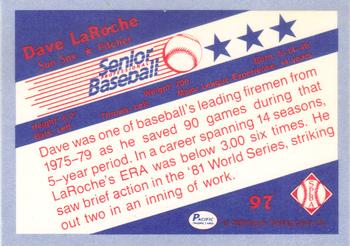 1990 Pacific Senior League #97 Dave LaRoche Back
