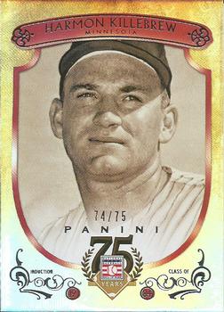 2014 Panini Hall of Fame 75th Year Anniversary - Base Red Frame #59 Harmon Killebrew Front