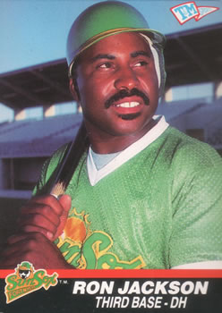 1989-90 T&M Senior League #54 Ron Jackson Front