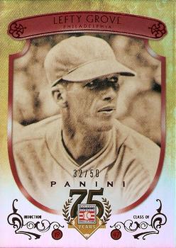 2014 Panini Hall of Fame 75th Year Anniversary - Red Frame Red #18 Lefty Grove Front