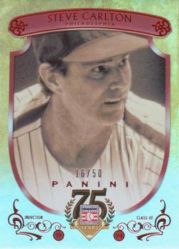 2014 Panini Hall of Fame 75th Year Anniversary - Red Frame Red #74 Steve Carlton Front