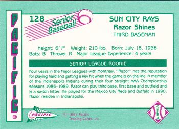1991 Pacific Senior League #128 Razor Shines Back