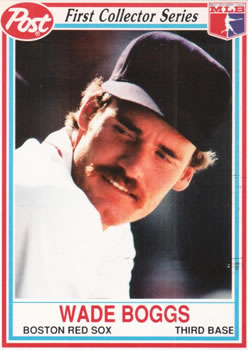 1990 Post Cereal #17 Wade Boggs Front