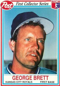 1990 Post Cereal #4 George Brett Front