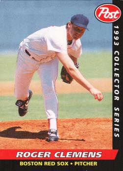 1993 Post Cereal #4 Roger Clemens Front