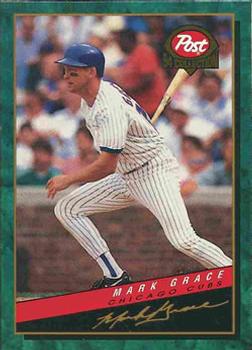 1994 Post Cereal #14 Mark Grace Front