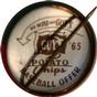 1965 Guy's Potato Chips Pins #NNO Los Angeles Dodger Fan Back