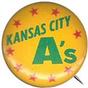1965 Guy's Potato Chips Pins #NNO Kansas City A's Front