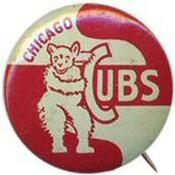 1950 American Nut & Chocolate Co. Team Pins (PR3-8) #NNO Chicago Cubs Front