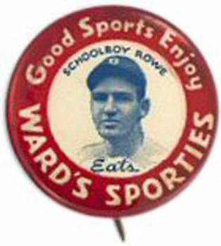 1934 PD9   Ward's Sporties #NNO Schoolboy Rowe Front