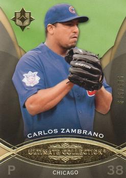 2009 Upper Deck Ultimate Collection #12 Carlos Zambrano Front