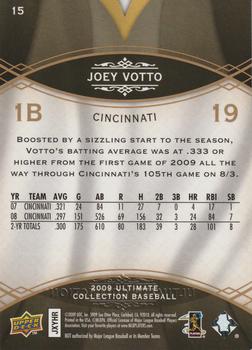 2009 Upper Deck Ultimate Collection #15 Joey Votto Back