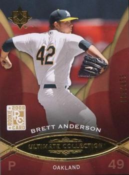 2009 Upper Deck Ultimate Collection #56 Brett Anderson Front