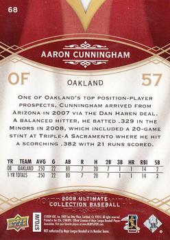 2009 Upper Deck Ultimate Collection #68 Aaron Cunningham Back