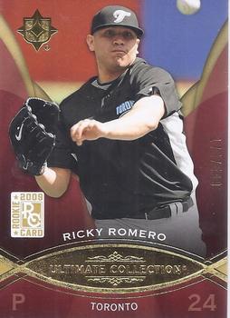 2009 Upper Deck Ultimate Collection #90 Ricky Romero Front
