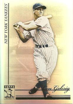 2010 Topps Tribute #18 Lou Gehrig Front