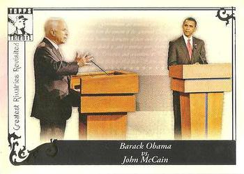 2010 Topps Tribute #GR-96 Barack Obama vs. John McCain Front