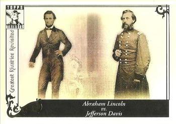 2010 Topps Tribute #GR-97 Abraham Lincoln vs. Jefferson Davis Front