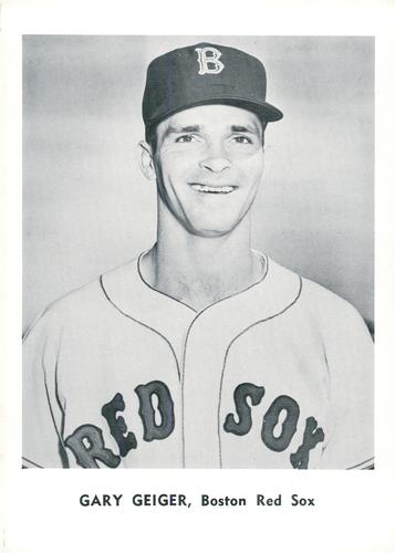 1961 Jay Publishing Boston Red Sox Set B #NNO Gary Geiger Front